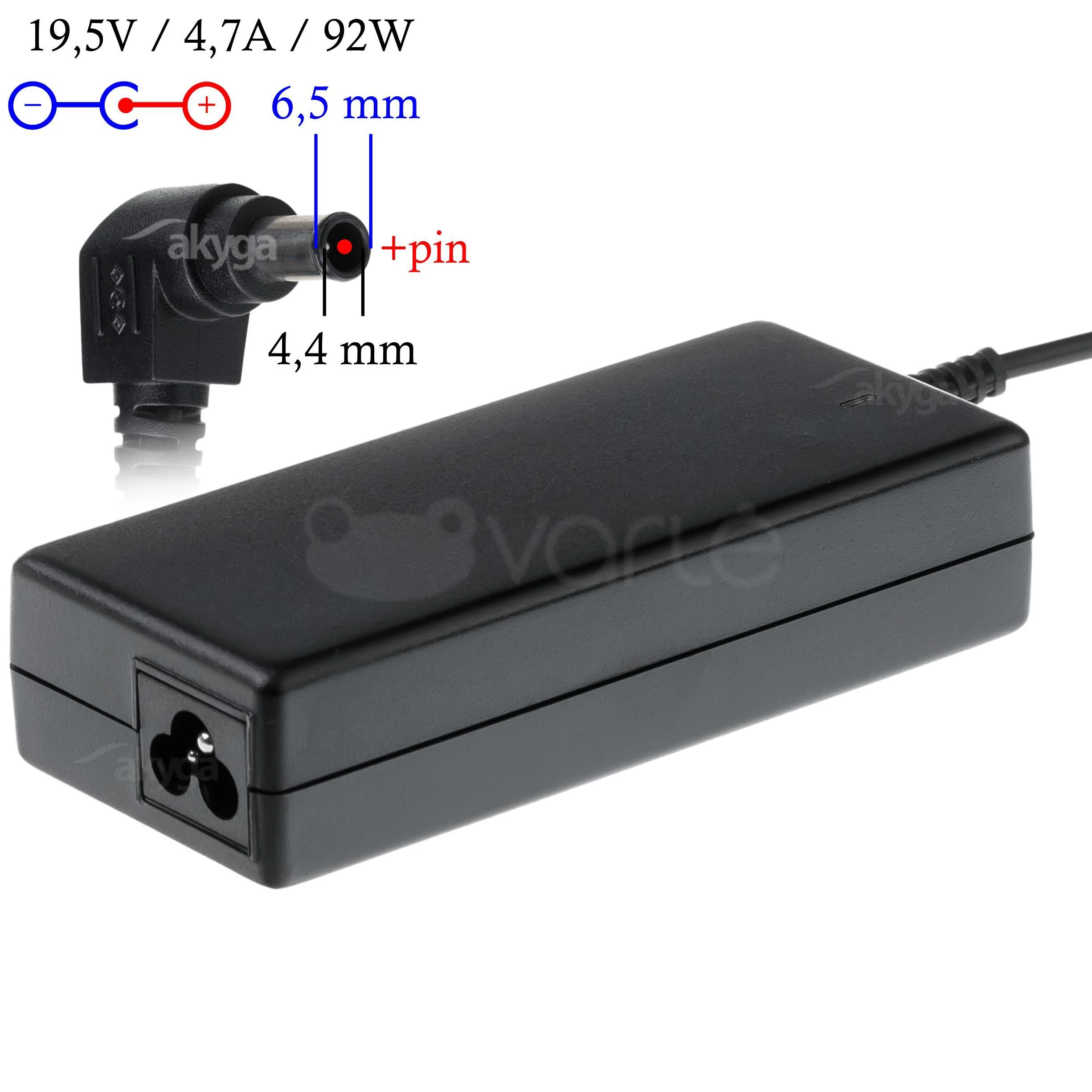 Maitinimo Adapteris - Akyga AK-ND-20, Juodas