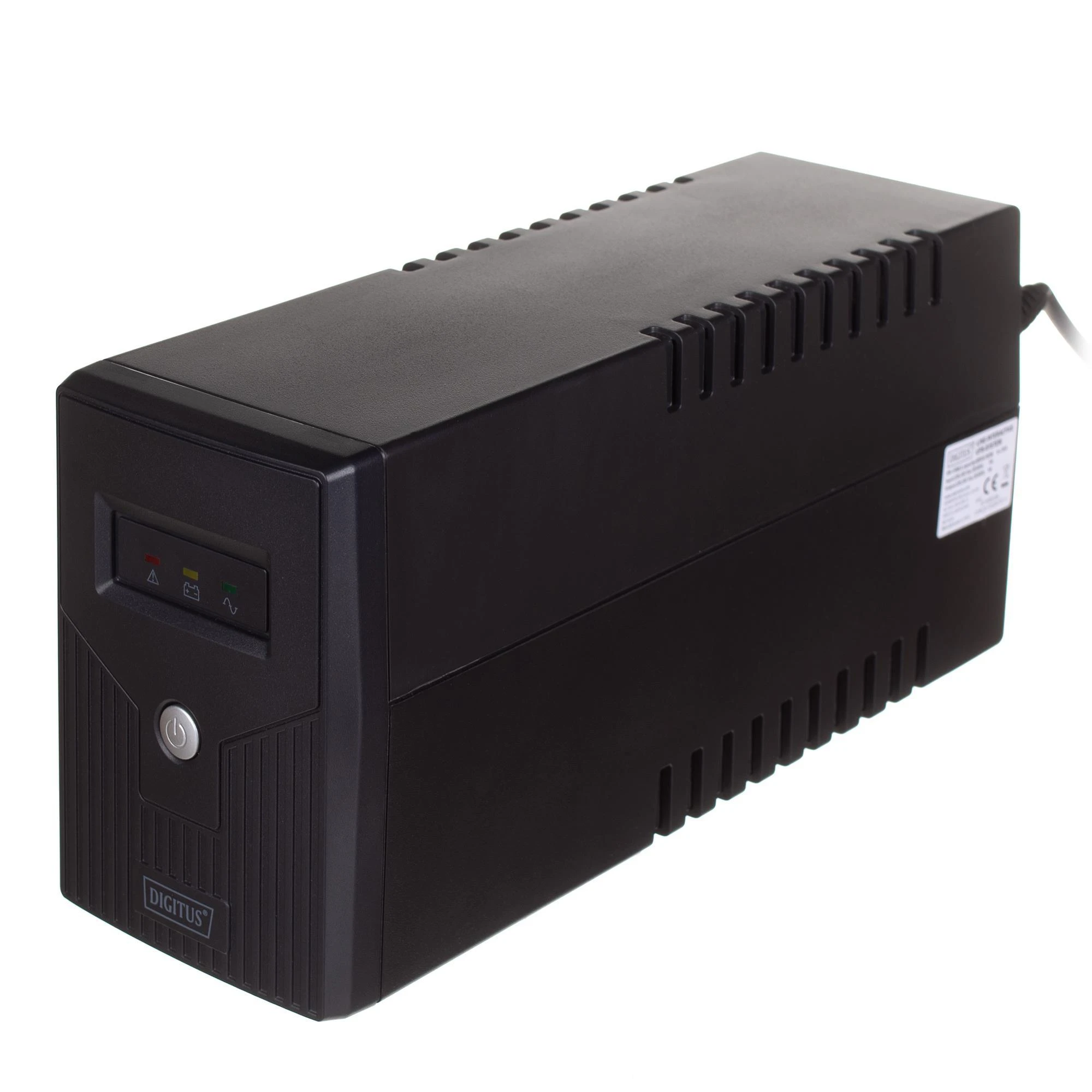 Assmann Electronic DIGITUS Line-Interactive UPS 600VA/360W 12V/7Ah x1 baterija 2x CEE 7/7 AVR RJ-11 LED ekranai