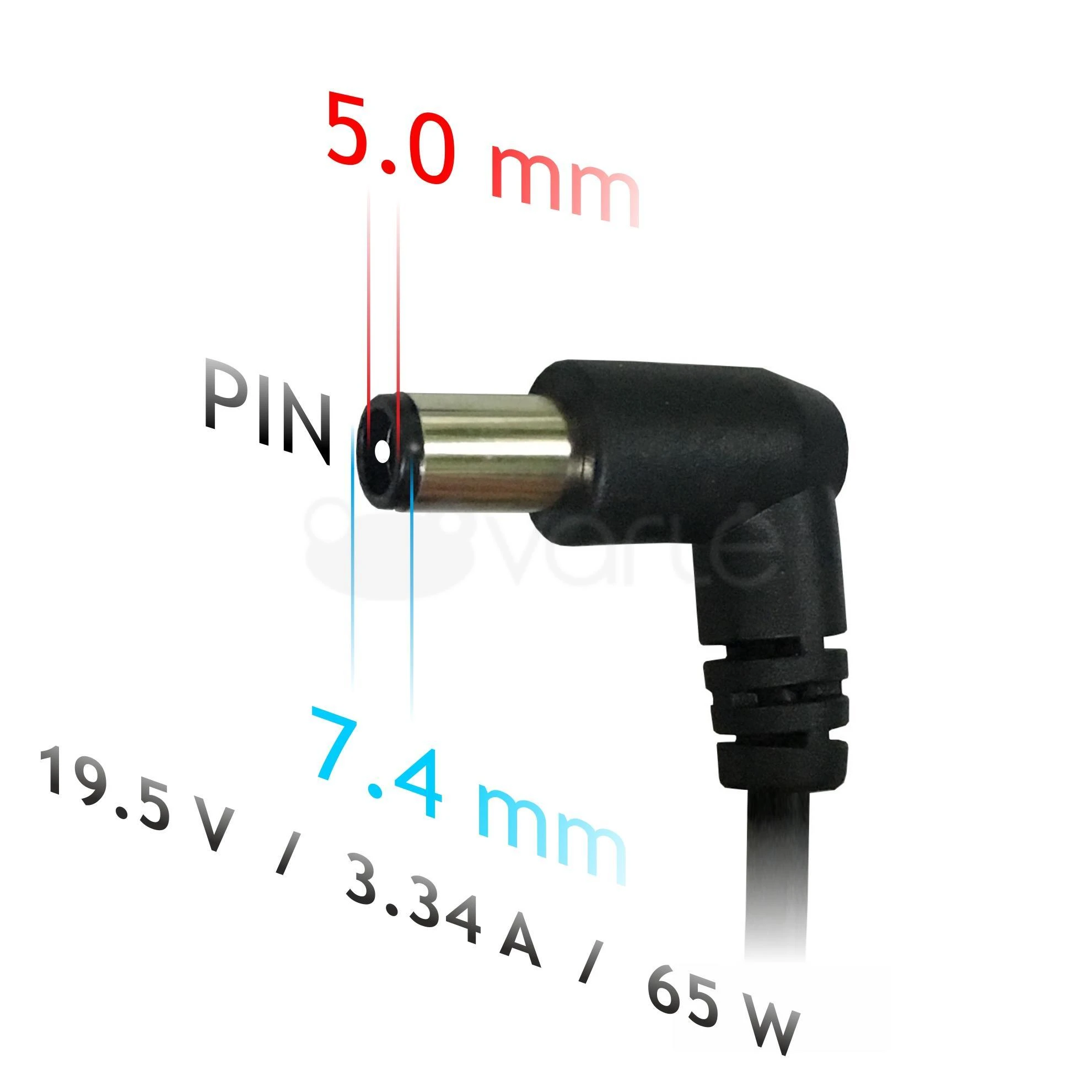 Nešiojamojo kompiuterio adapteris AKYGA Dedicated AK-ND-05 DELL 19V/3.34A 65W 7.4x5x0.6 mm