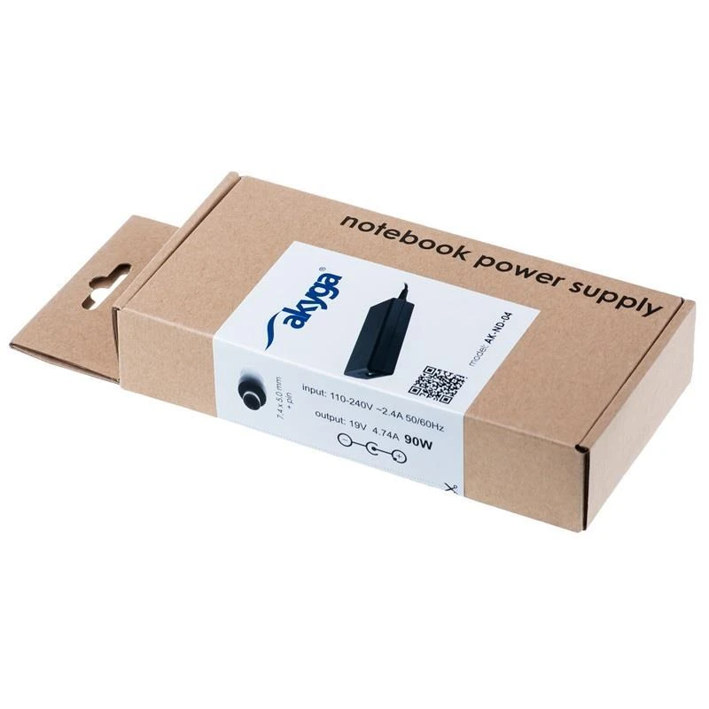 AKYGA AK-ND-04 nešiojamojo kompiuterio maitinimo adapteris AK-ND-04 19V/4.74A 90W 7.4x5.0 mm + kaištis HP