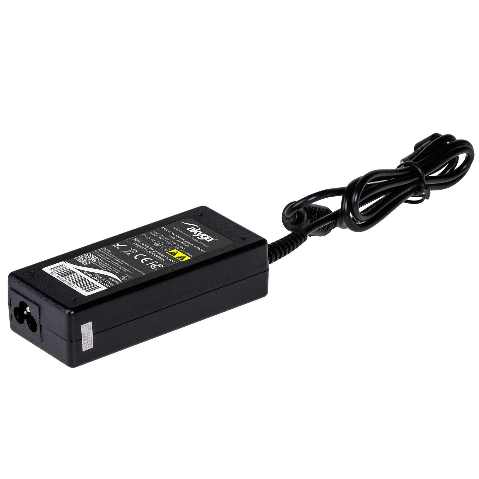 Nešiojamojo kompiuterio pakrovėjas Akyga AK-ND-06 (19V / 3.42A 65W 5.5 x 1.7mm) ACER 1.2m