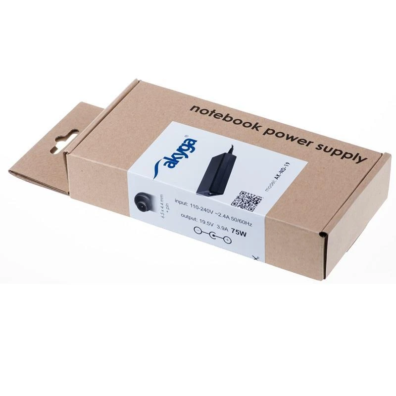 Akyga AK-ND-19 maitinimo adapteris/inverteris Indoor 75 W Juodas