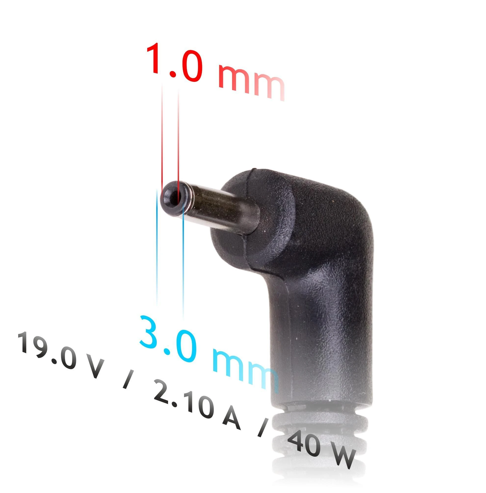 Maitinimo šaltinis Akyga 40 W, 1 mm, 2.1 A, 19 V (AK- ND- 22)