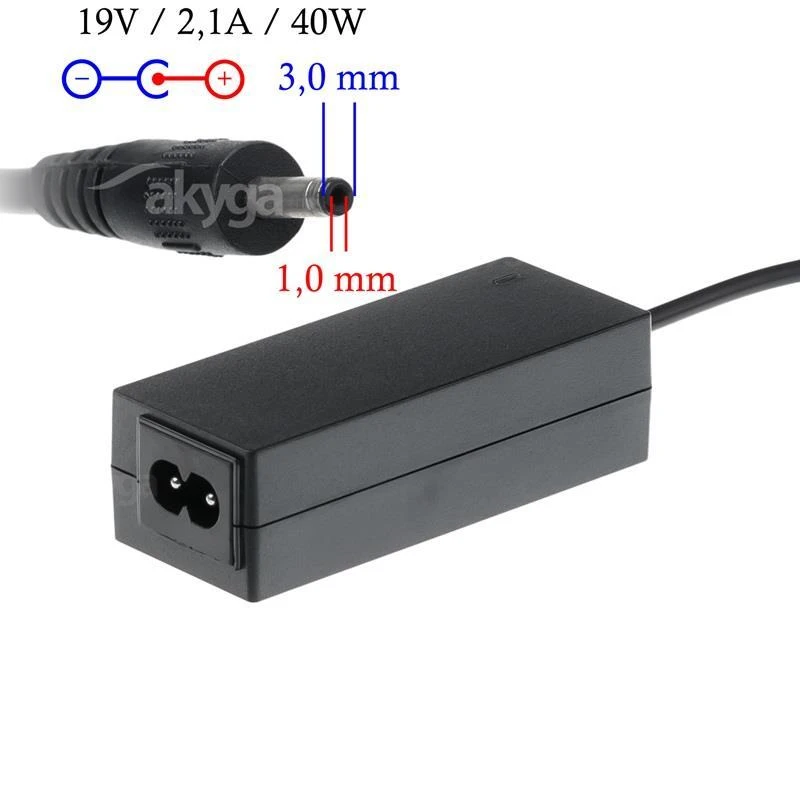 Maitinimo šaltinis Akyga 40 W, 1 mm, 2.1 A, 19 V (AK- ND- 22)