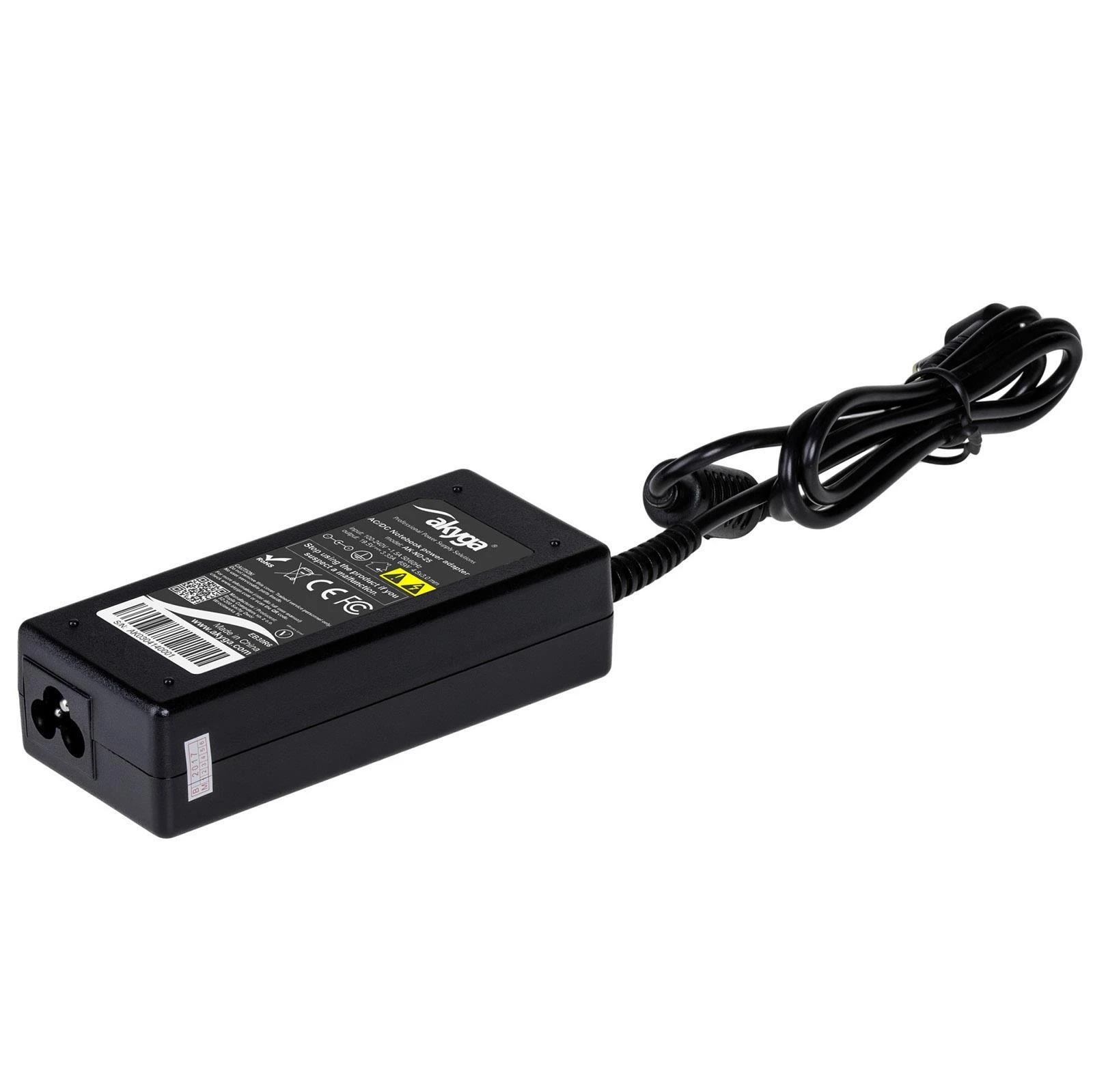 Maitinimo Adapteris - Akyga AK-ND-25 65 W Juodas