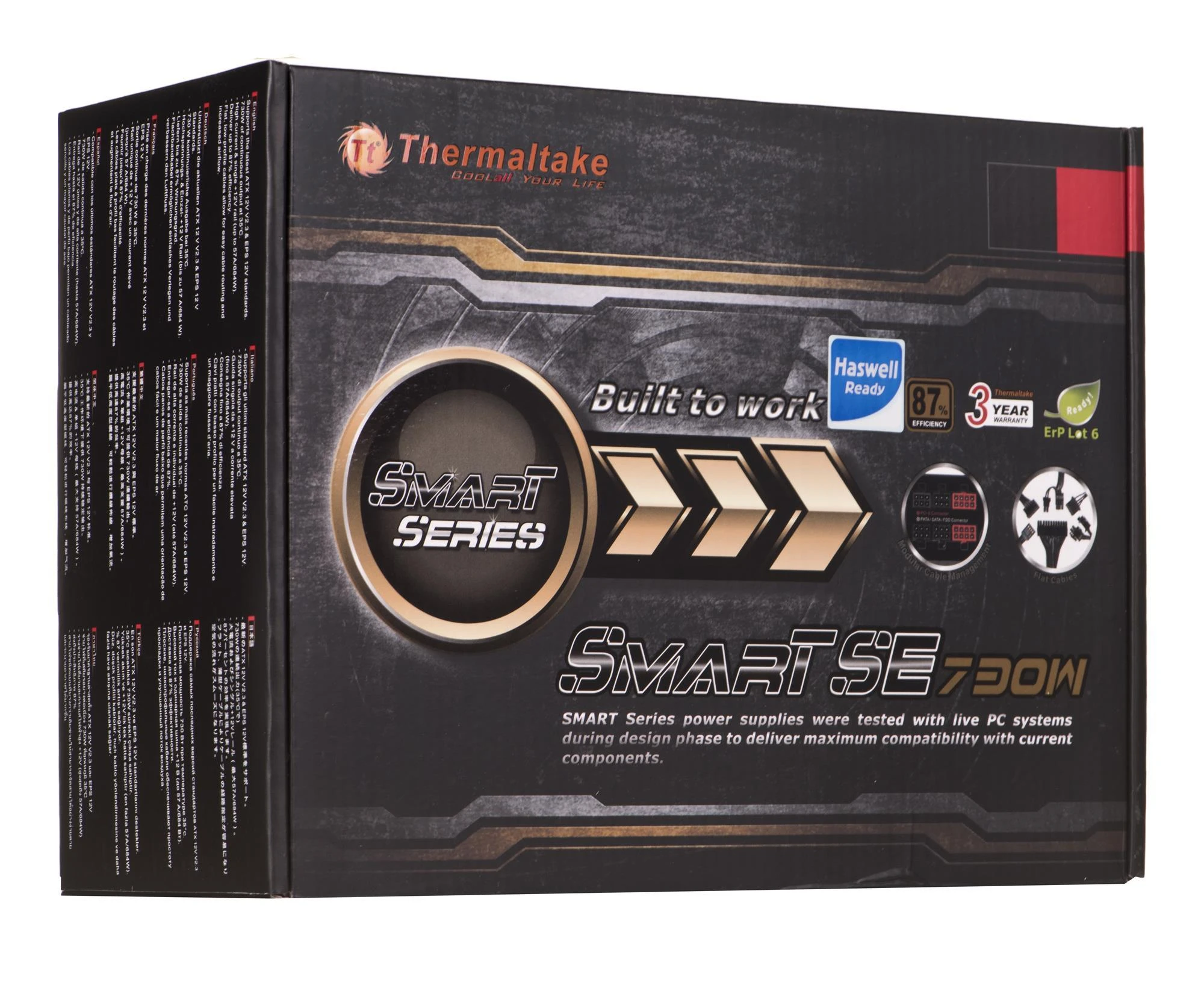 Maitinimo šaltinis Thermaltake Smart SE 730W SPS-730MPCBEU (730 W, aktyvus, 140 mm)