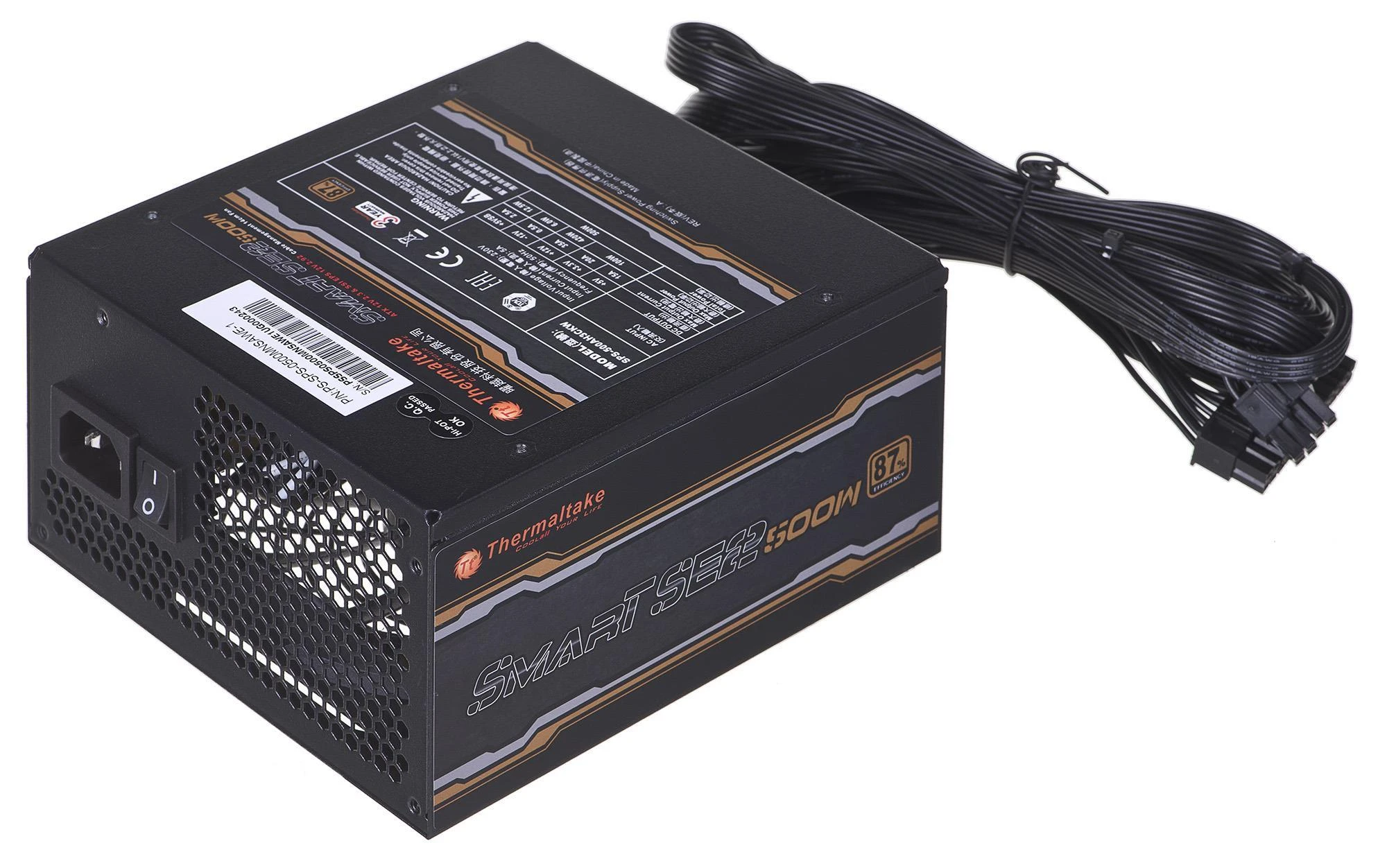 Maitinimo šaltinis Thermaltake Smart SE2 500W PS-SPS-0500MNSAWE-1 (500 W, aktyvus, 120 mm)