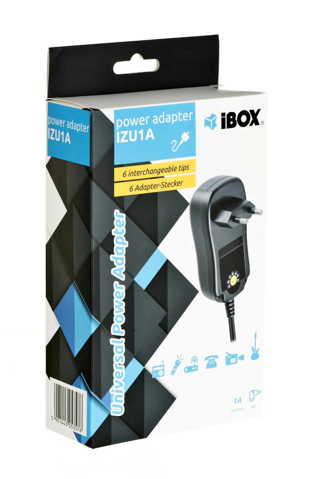 IBOX UNIVERSALUS MAITINIMAS 1A. 6 kištukai