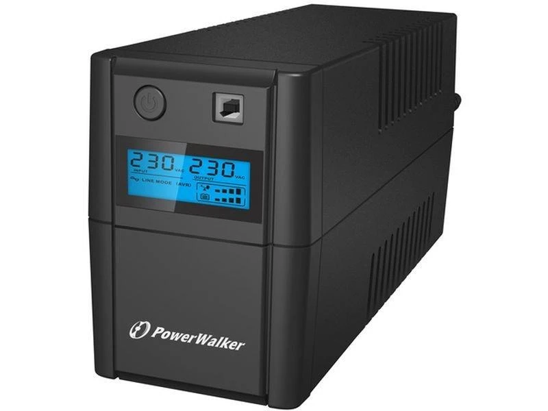 POWERWALK VI 650 SHL FR Power Walker UPS Line-Interactive 650VA 2x 230V PL OUT, RJ11 IN/OUT, USB, LCD