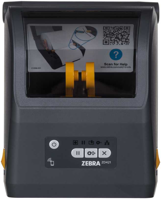 Zebra ZD421 etikečių spausdintuvas terminis perkėlimo 203 x 203 DPI