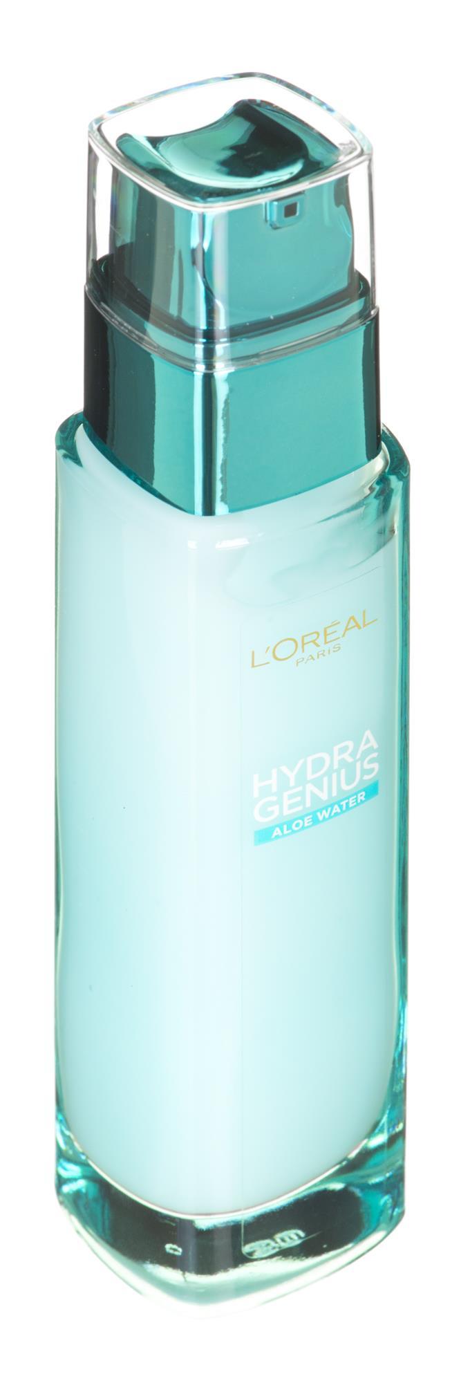 L'Oréal Paris Hydra Genius Aloe Vanduo sausai ir jautriai odai, 70 ml