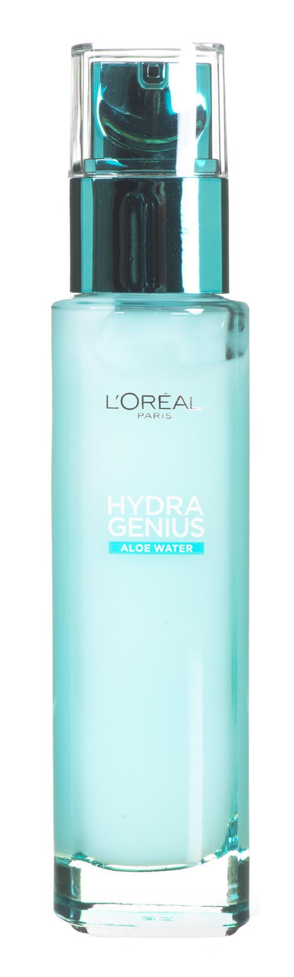 L'Oréal Paris Hydra Genius Aloe Vanduo sausai ir jautriai odai, 70 ml