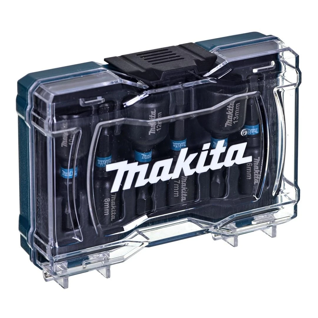 Makita IMPACT Juodas komplektas 6vnt. 1/4"(6, 7, 8, 9, 10, 12 ja 13 mm) E-15768
