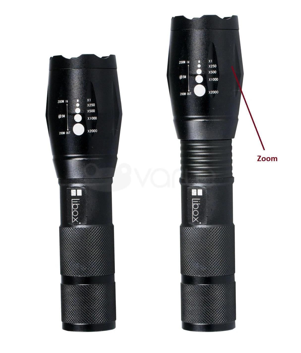 Taktinis žibintuvėlis LED LB0110 Libox