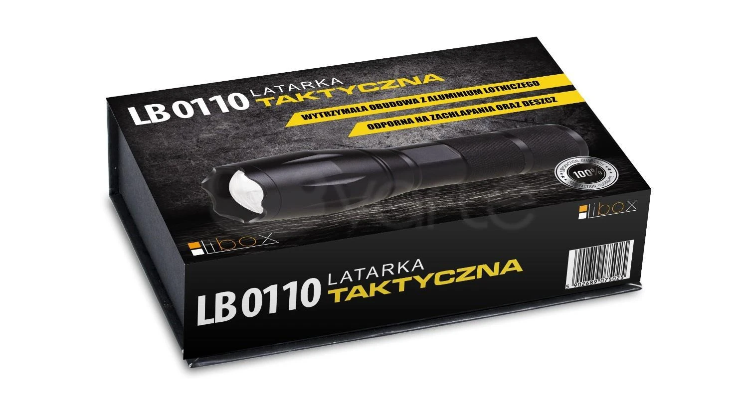 Taktinis žibintuvėlis LED LB0110 Libox