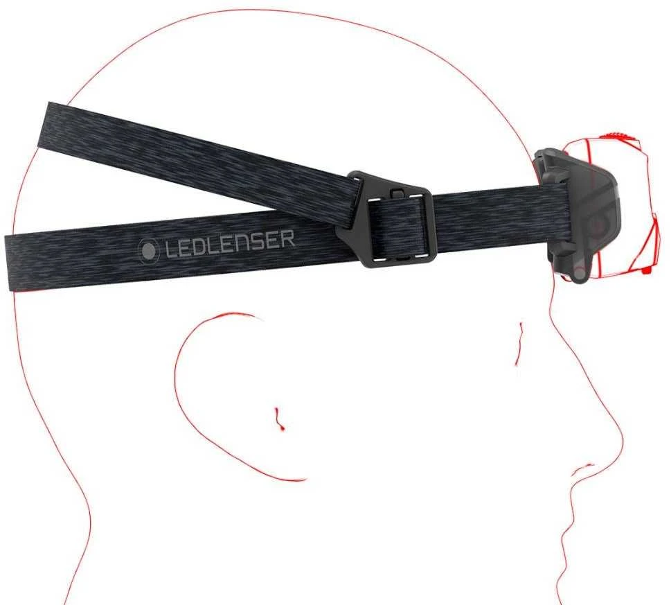 LED Lenser LEDLENSER LATARKA CZOŁOWA HF6R CORE Juodas, BOX