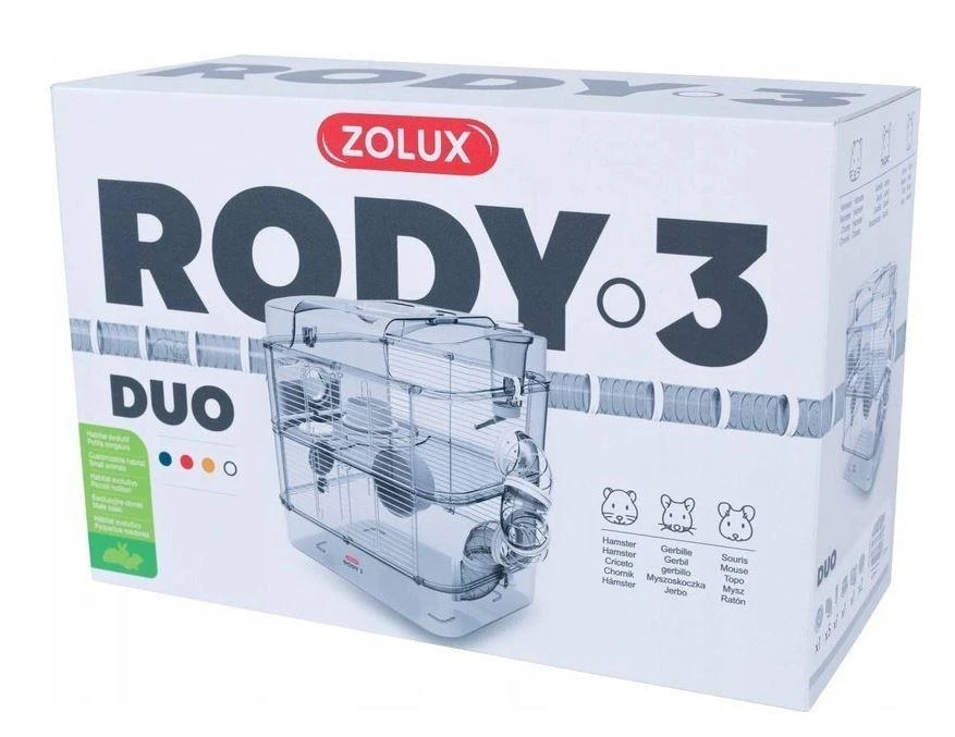 Zolux narvas žiurkėnams, pelėms RODY 3 DUO spalva balta