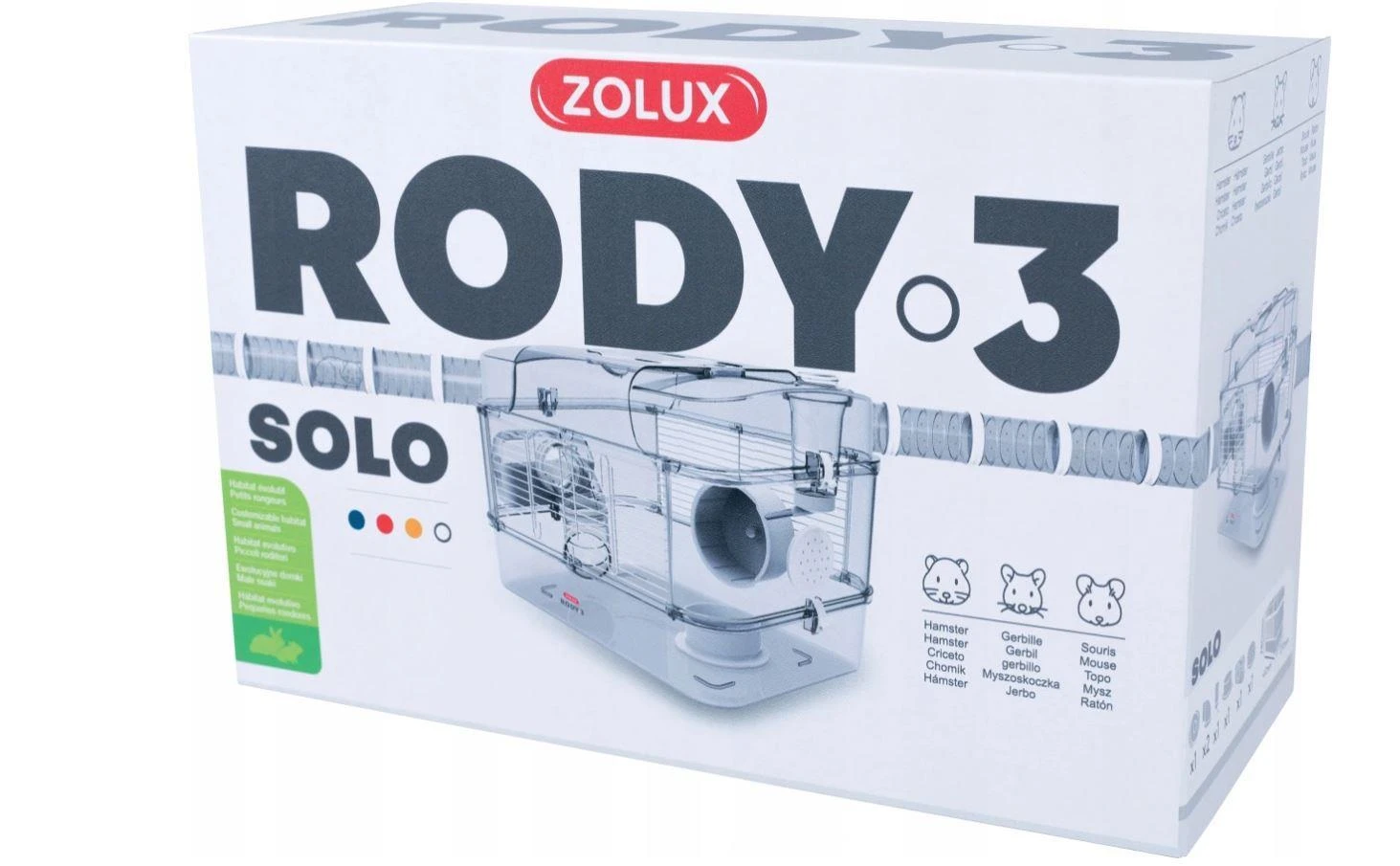 ZOLUX Cage RODY3 SOLO spalva: baltas