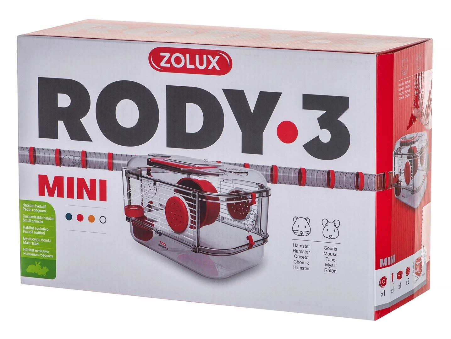 Narvas - ZOLUX Rody 3 Mini Raudonas