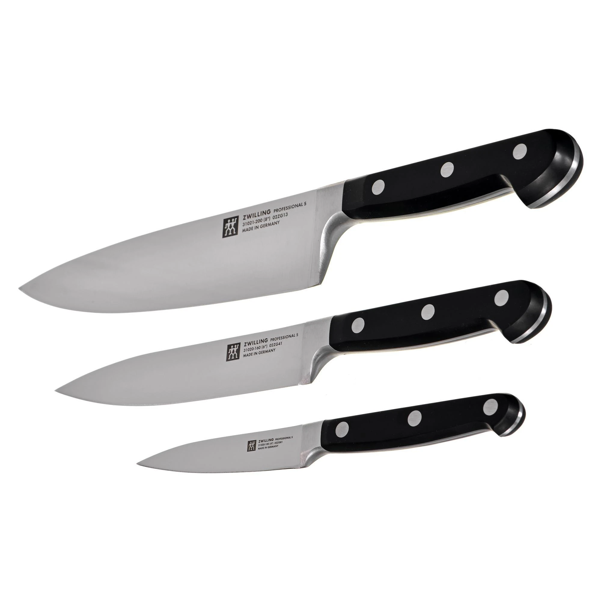 ZWILLING PROFESSIONAL S 3 dalių peilių rinkinys