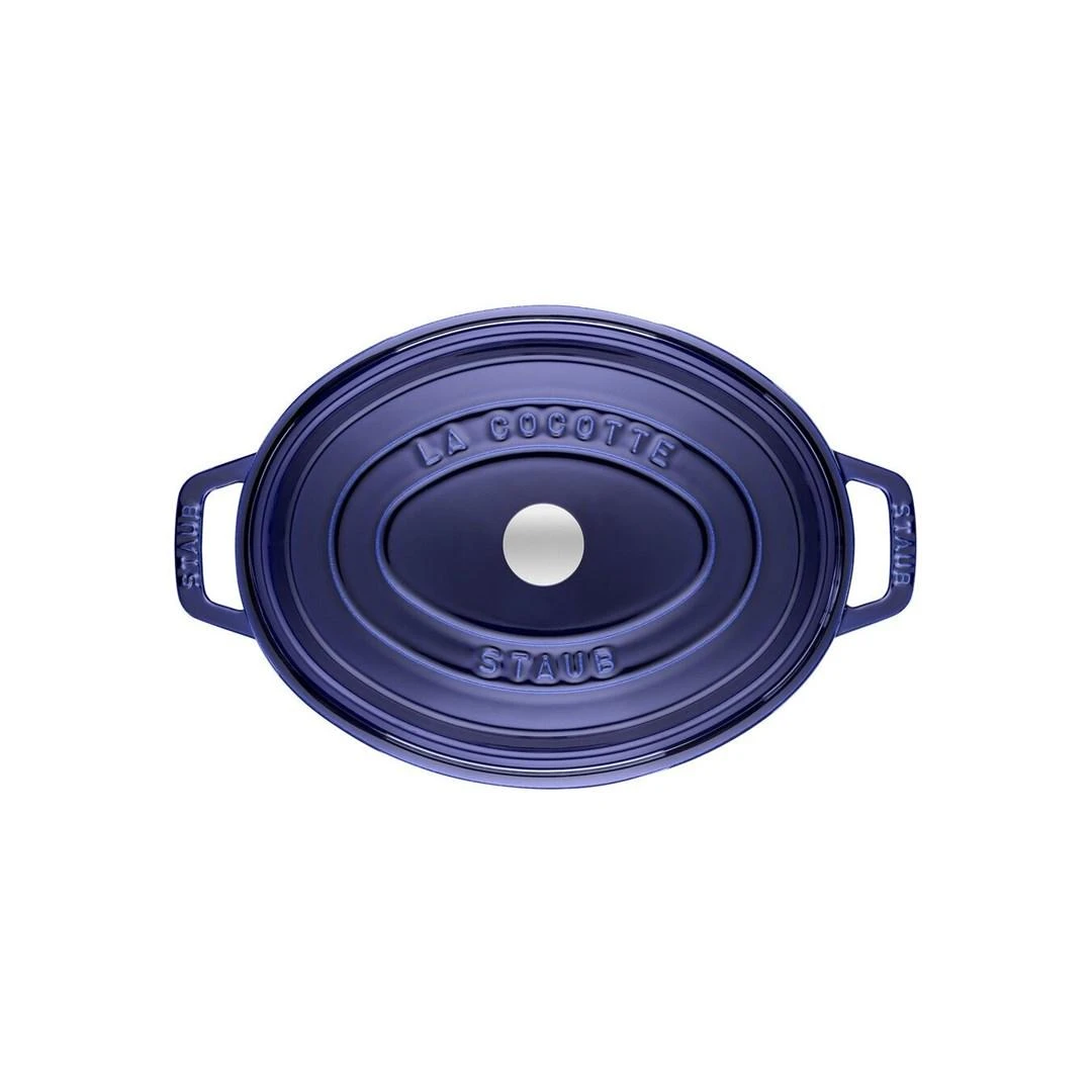 Staub Oval Cocotte, 29cm ketaus, tamsiai mėlyna