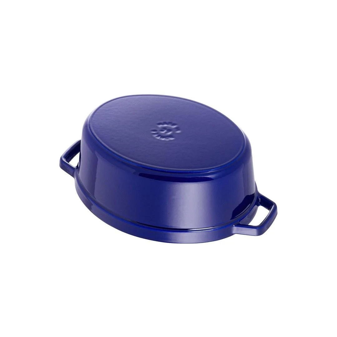 Staub Oval Cocotte, 29cm ketaus, tamsiai mėlyna