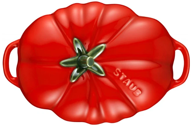 Staub Special Cocotte Maisto kepimo ir patiekimo indas, raudonos spalvos