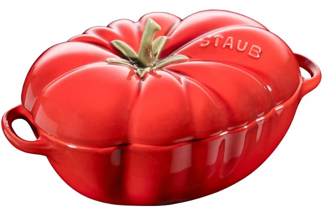Staub Special Cocotte Maisto kepimo ir patiekimo indas, raudonos spalvos