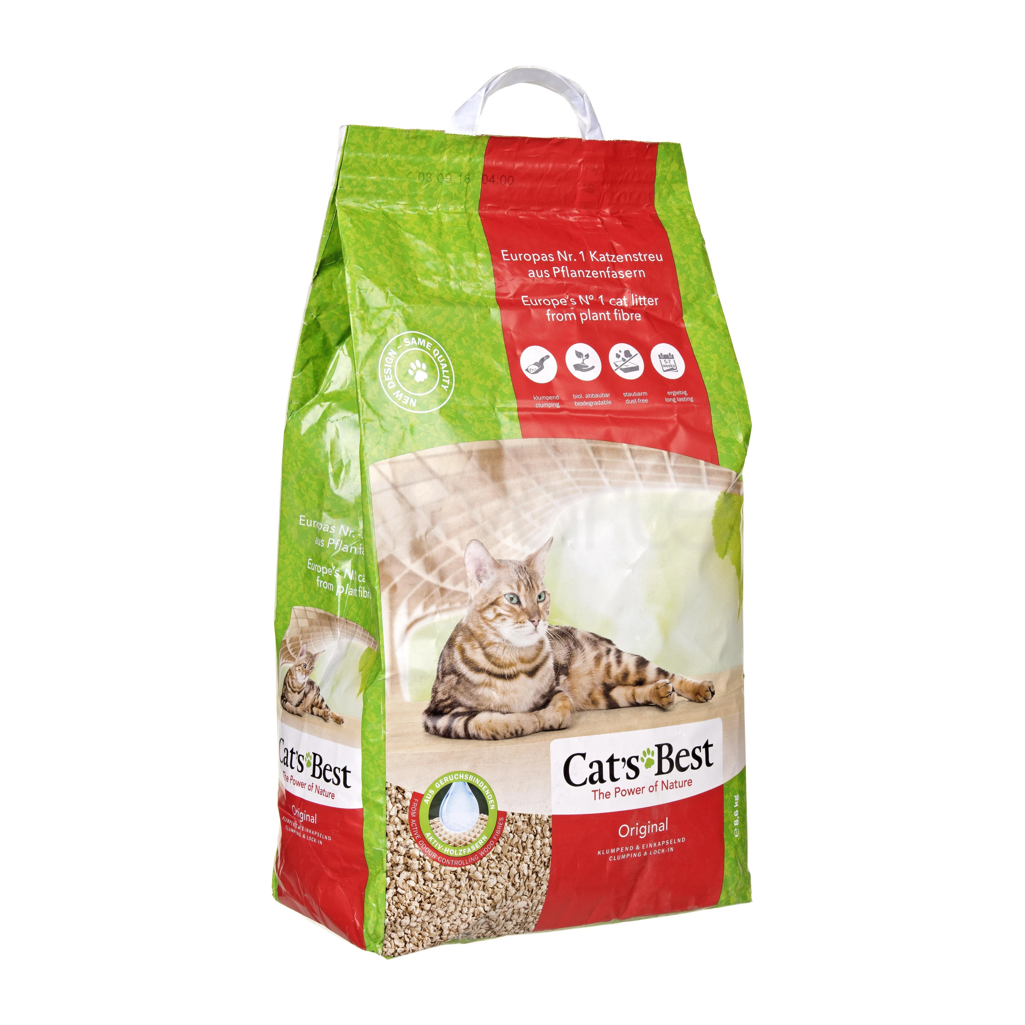Cats Best OkoPlus Original Natūralus kraikas katėms 20L