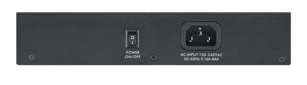 Šakotuvas „Zyxel GS1100-16/16-port 10/100/1000Mbps Gigabit Ethernet“ komutatorius, be ventiliatoriaus, 802.3az (Žalias), darbalaukio