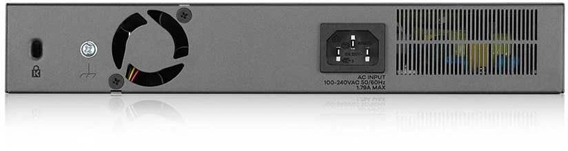 Zyxel GS1350-12HP-EU0101F tinklo komutatorius valdomas L2 Gigabit Ethernet (10/100/1000) Power over Ethernet (PoE) pilkas