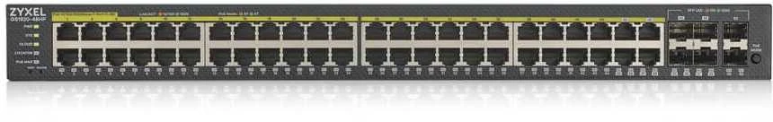 Zyxel GS1920-48HPV2 Tvarkomas Gigabit Ethernet (10/100/1000) Power over Ethernet (PoE) juodas
