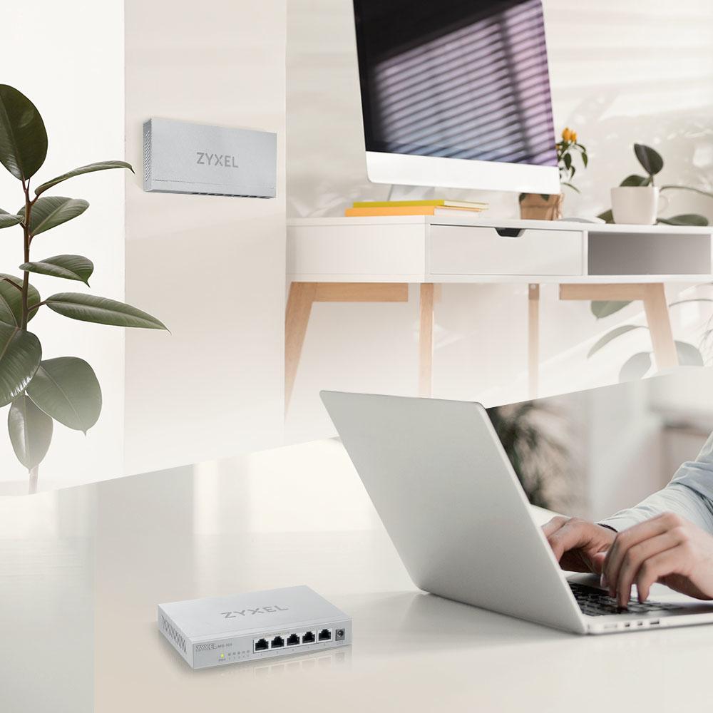 Šakotuvas TP-Link ZYXEL MG-105 5 PORTS DESKTOP 2,5G MULTIGIG UNMANAGED DESKTOP SWITCH