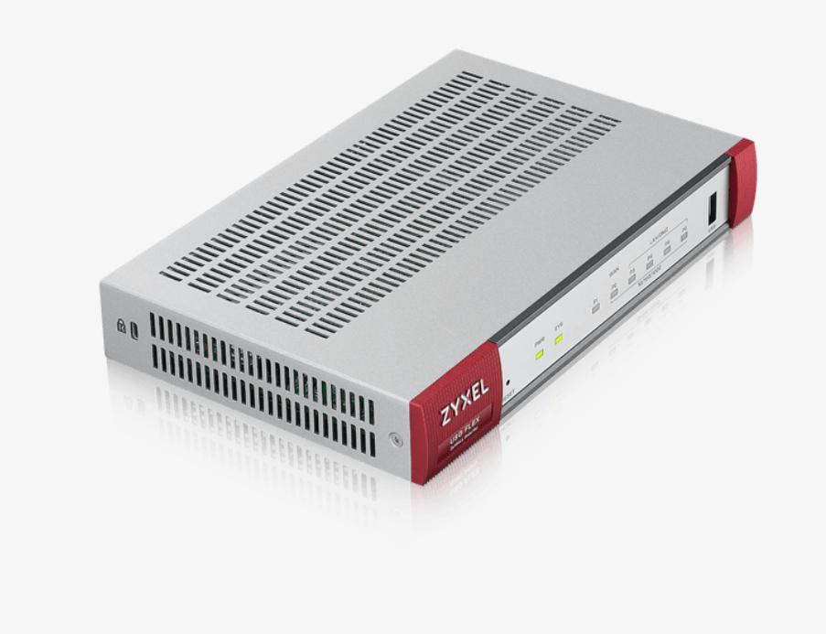 Šakotuvas ZYXEL USG FLEX100, VERSION 2, 10/100/1000,1*WAN, 4*LAN/DMZ PORTS, 1*USB WITH1 YR GOLD SECURITY PACK