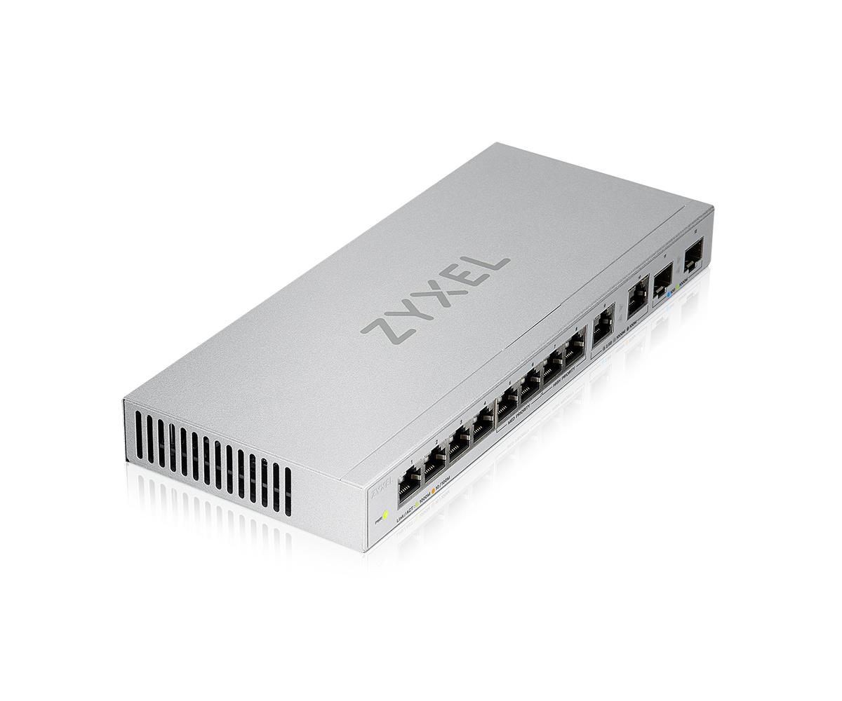 Šakotuvas Zyxel XGS1010-12,8-PORT GIGABIT UNMANAGED SWITCH WITH 8-PORT 1G + 2-PORT 2.5G + 2-PORT SFP+