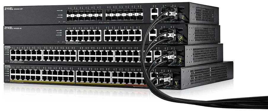 ZYXEL XGS2220-30HP, L3 prieigos komutatorius, 400W POE, 16XPOE+/10XPOE++, 24X1G RJ45 2X10MG RJ45, 4X10G SFP+ UPLINK, įskaitant 1 metų „Nebulaflex Pro“ (5 metų garantija)