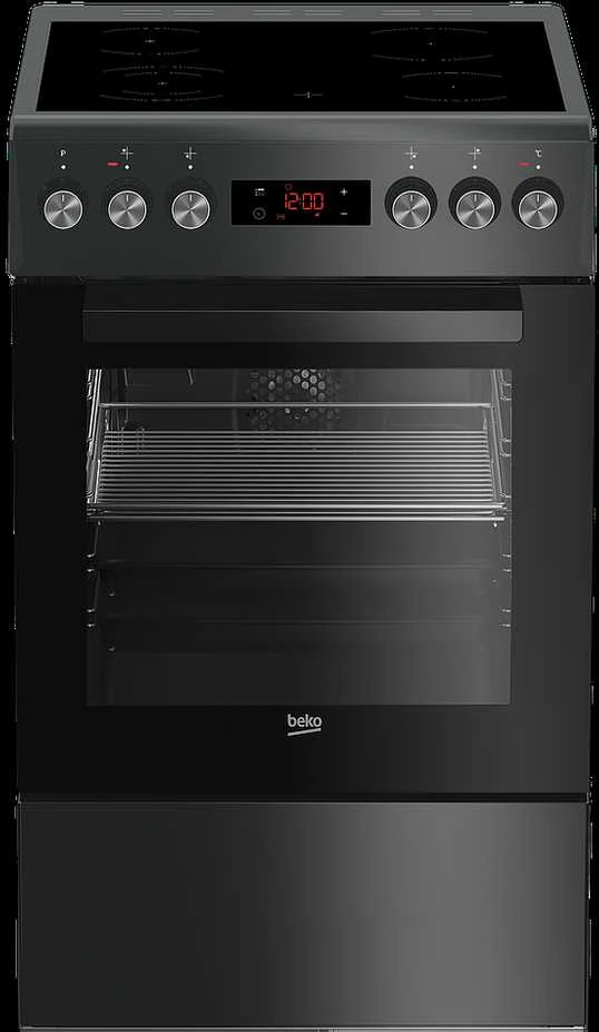 Viryklė Beko FSE57310GAS 50cm, juoda