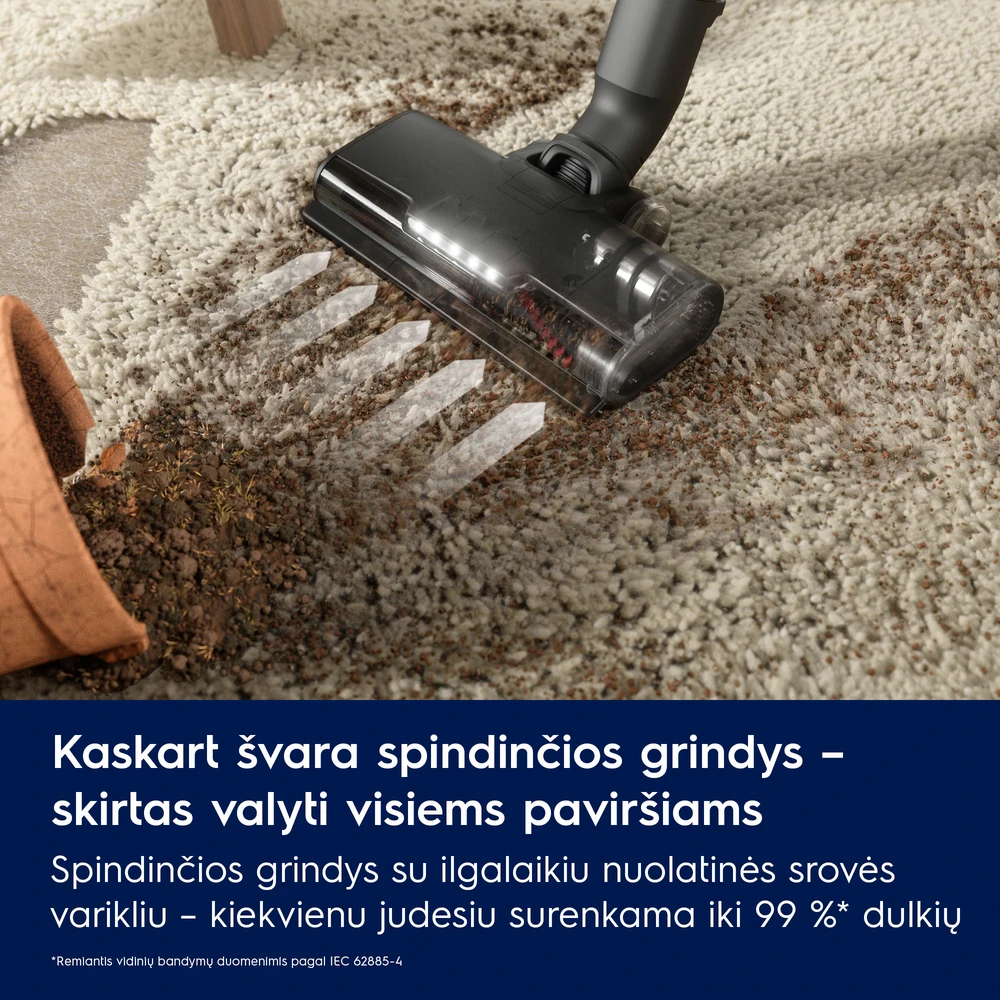 Belaidis dulkių siurblys Electrolux 600 serijos „Hygienic WET“ (EP61H21WET)