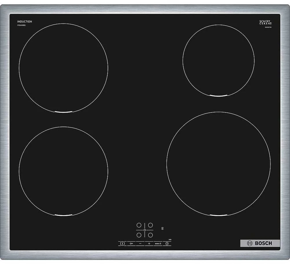 Bosch Serija 4 indukcinė kaitlentė su plieniniu rėmu, 60 cm | PIE645BB5E