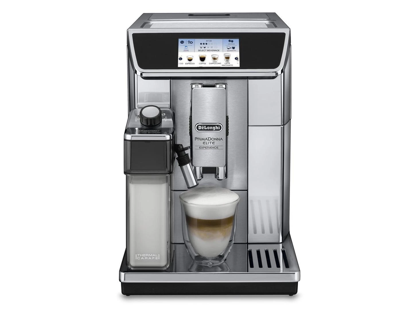 Kavos aparatas DELONGHI ECAM650.85.MS Fully-automatinis, 1450W, Inox/Juodas color