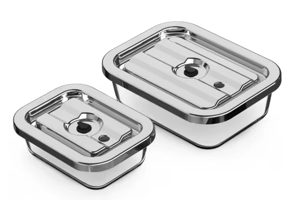 Stikliniai vaakumavimo konteineriai Electrolux EVGB1 (650 ml ir 1500 ml), su dangteliais