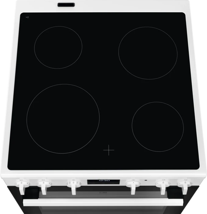 60 cm pločio baltos spalvos el keraminė viryklė Electrolux LKR64023AW
