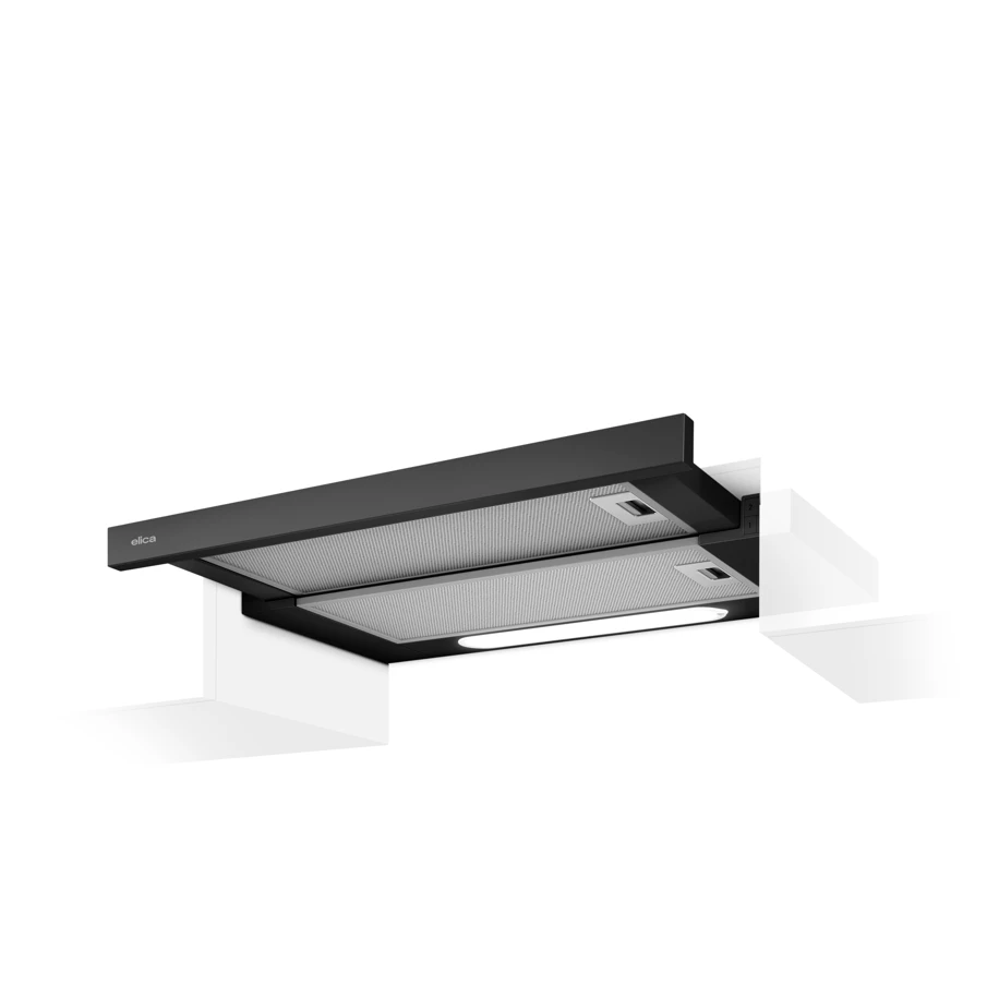 Įmontuojamas gartraukis Elica ELITE 14 LUX BL/A/60, juodas