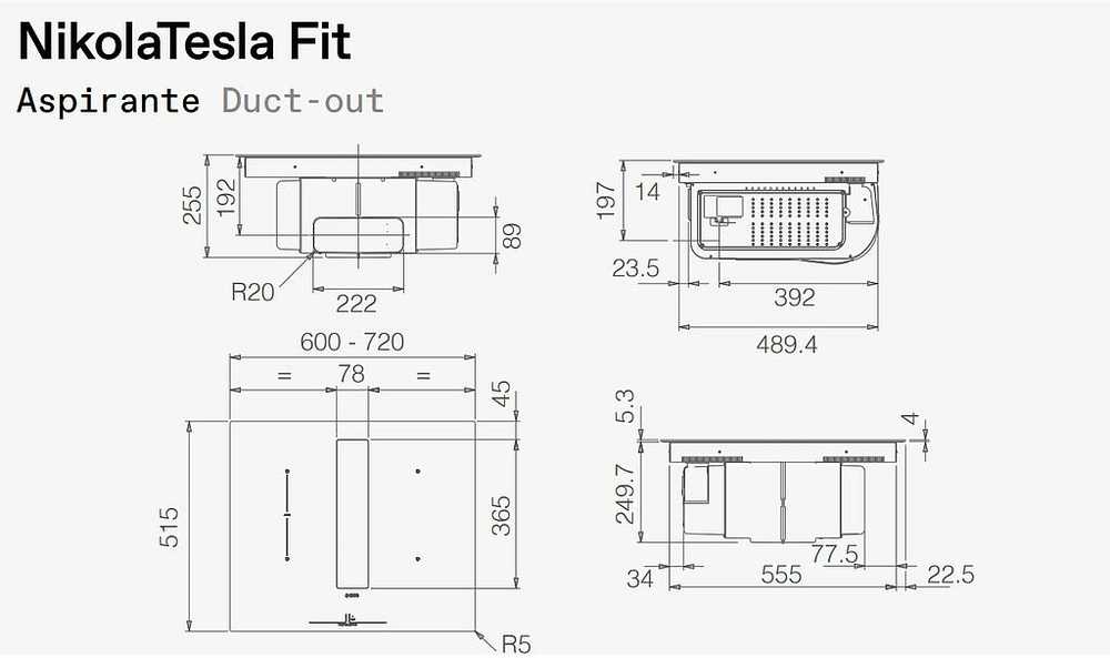 Elica Kaitlentė NIKOLATESLA FIT RAW BR/A/72