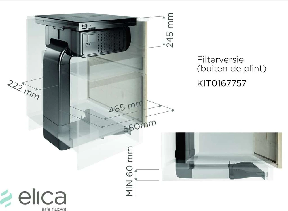 Recirkuliacijos rinkinys Elica KIT0167757