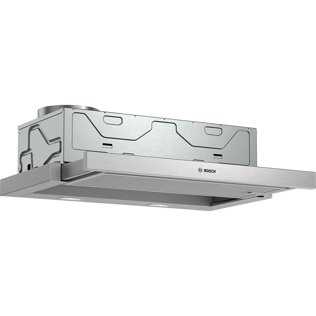 Bosch DFM064A53 Serija 4, Ištraukiamasis gartraukis, 60 cm, Sidabrinio metalo