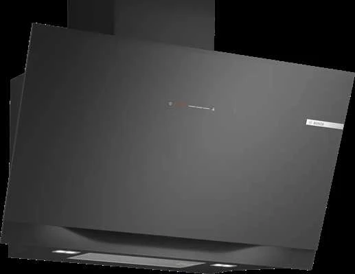 Bosch DWK91LT60 Serija 8, Prie sienos montuojamas gartraukis, 90 cm, skaidrus stiklas su juodu atspaudu, Juoda