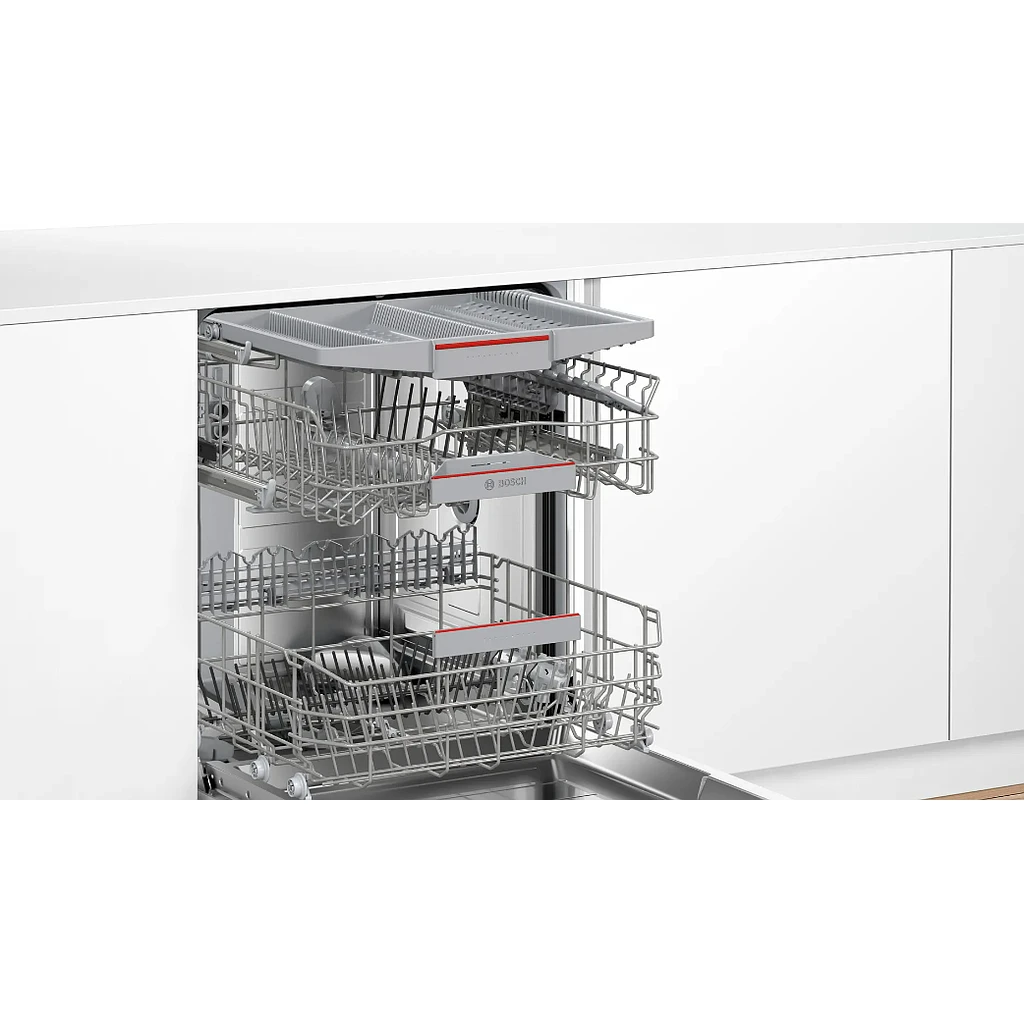 Bosch Series 6, built-under indaplovė, 60 cm, Baltas SMU6ZCW00S