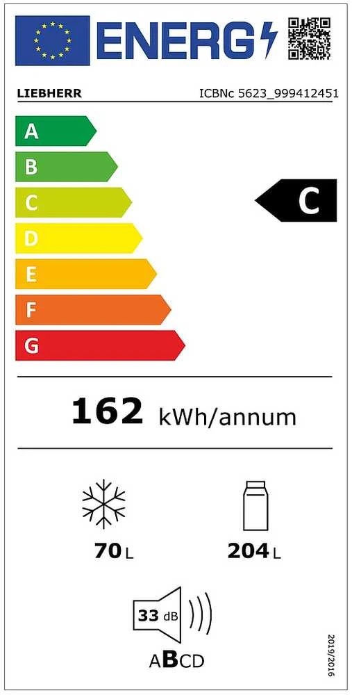 Šaldytuvas Liebherr ICBNc 5623