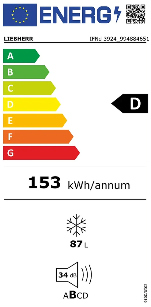 Šaldiklis Liebherr IFNd 3924